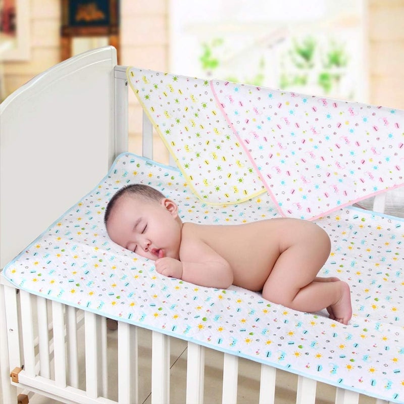 MBJERRY Waterproof Changing Pads Portable - Breathable Leak Proof Mattress Pad Protector Baby Changing Mat for Toddler, Kids Pack of 3 (S (17.7 x 13.7 Inch)) - Image 5